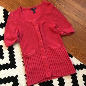 100% cotton coral sweater Banana Republic - XS